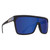 SPY Flynn Soft Matte Black/ Happy Bronze With Dark Blue Spectra Mirror Sunglasses (670323973317) SPY Flynn Soft Matte Black/ Happy Bronze With Dark Blue Spectra Mirror Sunglasses (670323973317)
