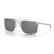 OAKLEY Holbrook TI Satin Chrome Frame/ Prizm Black Lenses Sunglass (OO6048-0157)