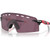 OAKLEY Encoder Strike Vented Giro Pink Stripes Frame/Prizm Road Black Lenses Sunglasses (OO9235-1639)