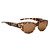 JONATHAN PAUL Chick Kitty Brown Cheetah/Amber Lens Fitover Sunglasses (1092811)