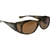 JONATHAN PAUL Glides Brushed Horn/Amber Lens X-Small Sunglasses (1082809)