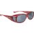 JONATHAN PAUL Glides Red Licorice/Gray Lens X-Small Sunglasses (1082810)