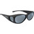 JONATHAN PAUL Lotus Matte Black/Gray Lens Medium Sunglasses (1082828)