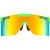 PIT VIPER The Intimidator Boomslang Green/Black Splatter Sunglasses (E-2K-BOMSLNG-INT)
