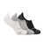 HOKA Unisex 3-Pack Invisible White/Stellar Gray/Black Running Socks (1156230-WRY)