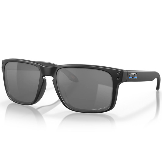 OAKLEY SI Double Edge Tonal Thin Blue Line Matte Black/Prizm Black  Polarized Sunglasses (OO9380-2866)