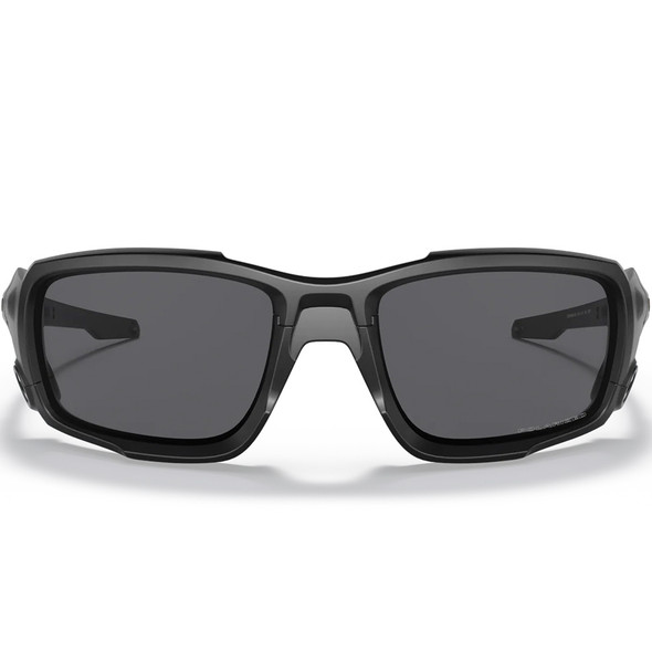 OAKLEY SI Ballistic Shocktube Matte Black Frame/Gray Polarized Lenses Sunglasses (OO9329-09)
