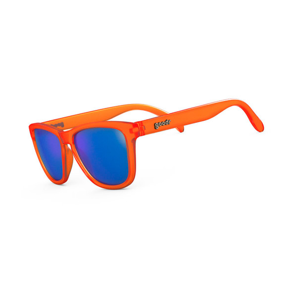 GOODR Donkey Goggles Orange with Blue Lens Sunglasses