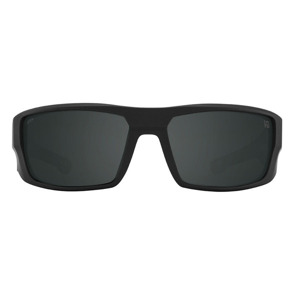 SPY Dirk Soft Matte Black/ Happy Boost Polar Black Mirror Sunglasses (6700000000210)