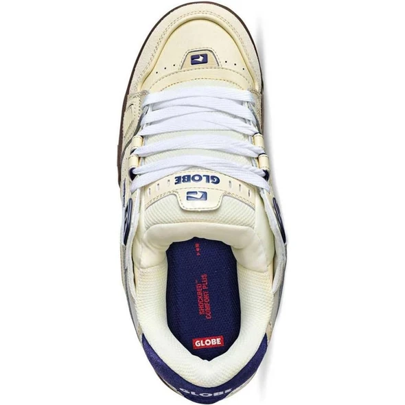 Antique White/Blue