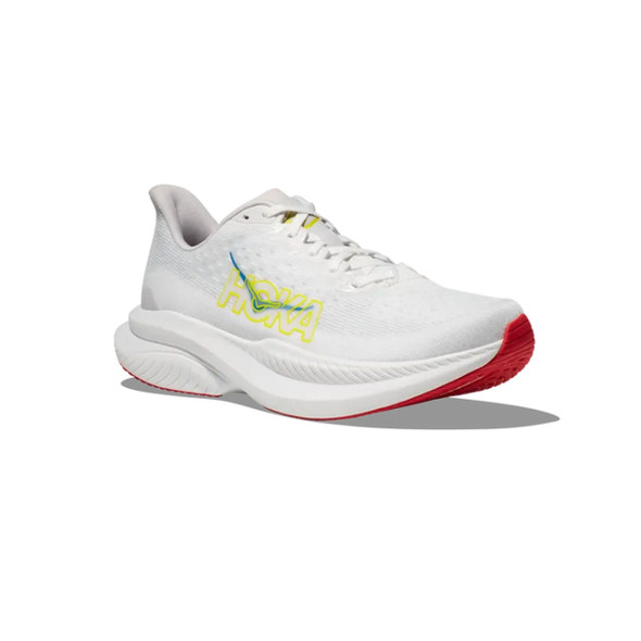 HOKA Men's Mach 6 White/Nimbus Cloud Running Shoes