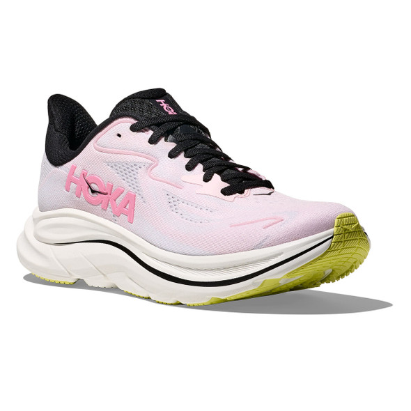 HOKA Women's Clifton 10 Wide Carnation/Starlight Glow Running Shoes