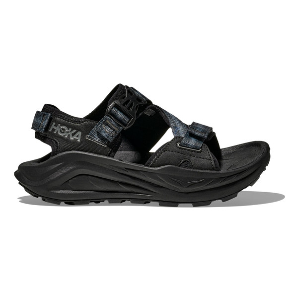 HOKA Women's Hopara 2 Black/Black Hiking Sandals - Free Shipping