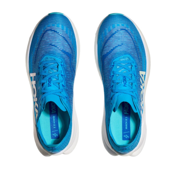 HOKA Men's Mach X 2 Skyward Blue/Electric Cobalt Running Shoes