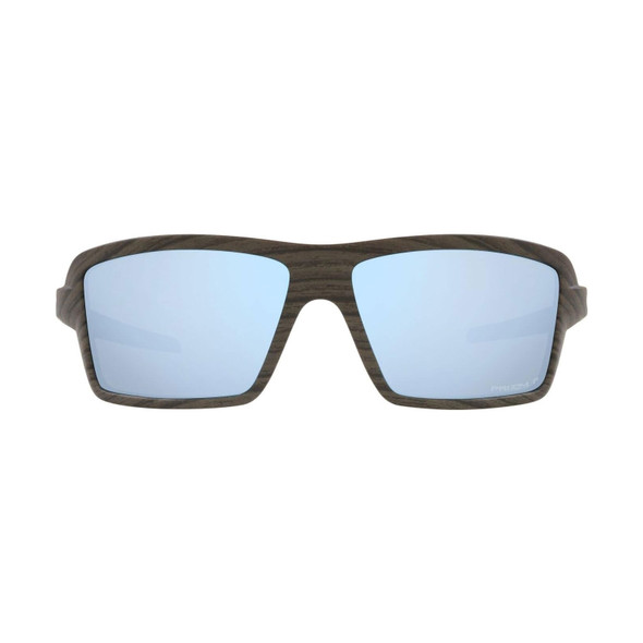 OAKLEY Cables Woodgrain Frame/ Prizm Deep Water Polarized Lenses Sunglasses (OO9129-0663)