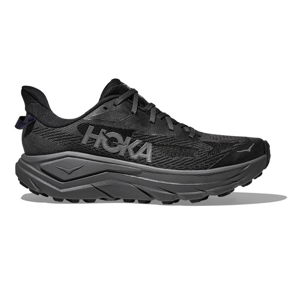 HOKA Men's Challenger 8 Wide Black/Outer Orbit Trail Running Shoes