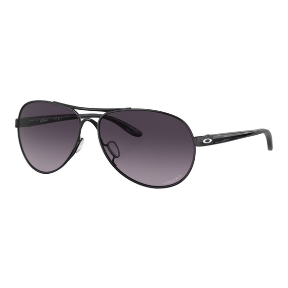 OAKLEY Feedback Satin Black Frame/ Prizm Gray Gradient Lenses Sunglasses (OO4079-4559)
