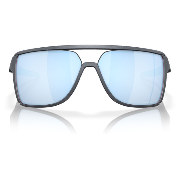 OAKLEY Castel Blue Steel Frame/Prizm Deep Water Polar Lenses Sunglasses (OO9147-1263)