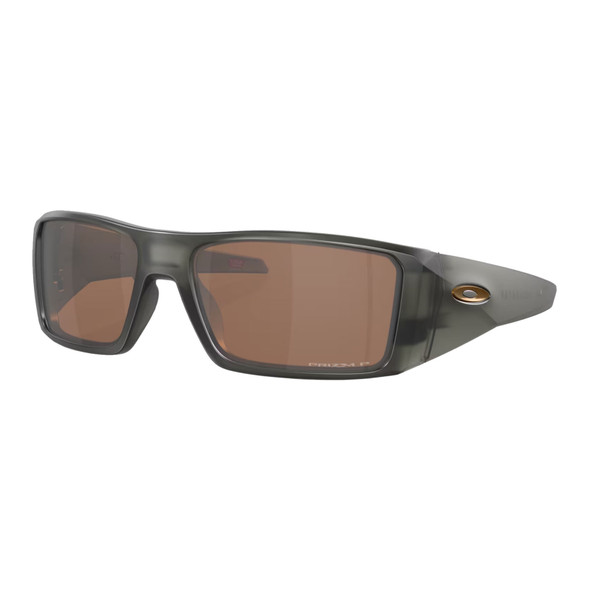 OAKLEY Heliostat Matte Gray Smoke Frame/Prizm Tungsten Polarized Lenses Sunglasses