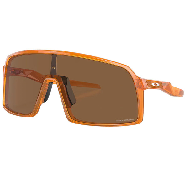 OAKLEY Sutro Transparent Ginger Frame/Prizm Bronze Lenses Low Bridge Sunglasses (OO9406-4437)