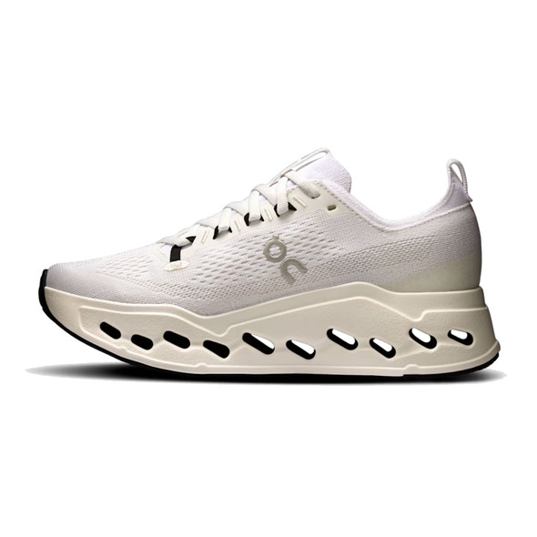 ON FOOTWEAR Womens Cloudsurfer Max White/White Running Shoes