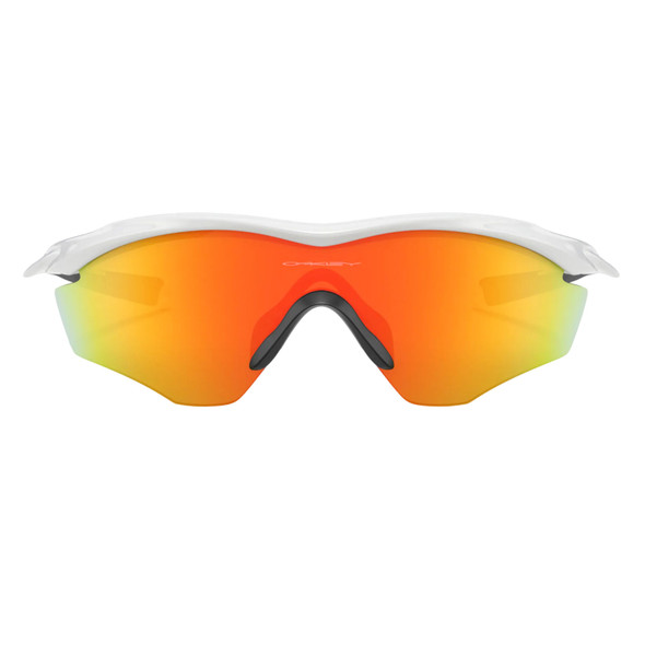 OAKLEY M2 Frame XL Sunglasses with Polished White Frame and Fire Iridium Lens OO9343-05
