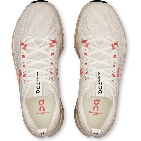 ON FOOTWEAR Men's Cloudsurfer Max Ivory/Salmon Shoes