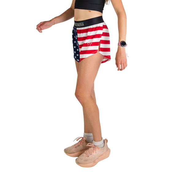 CHICKNLEGS Women's 4" Split Shorts