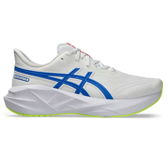 ASICS Men's Novablast 5 ATC White/Tuna Blue Running Shoes (1011C137.100)