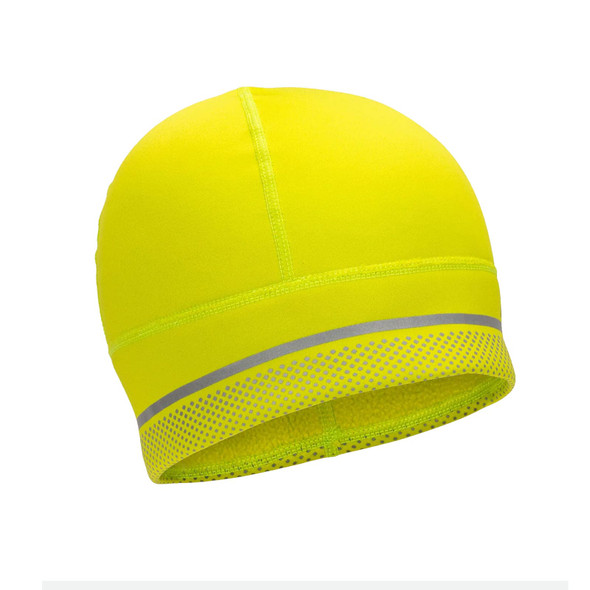 NATHAN SPORTS HyperNight Reflective Hi Vis Yellow/Geo Print Beanie (NS10400-40044-OSFM)
