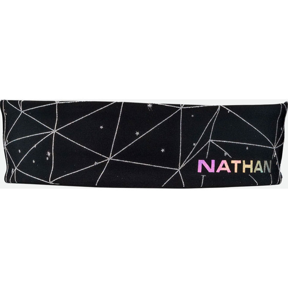 NATHAN SPORTS HyperNight Galaxy Nova Black Reflective Hairband (NS1195-0480-00)