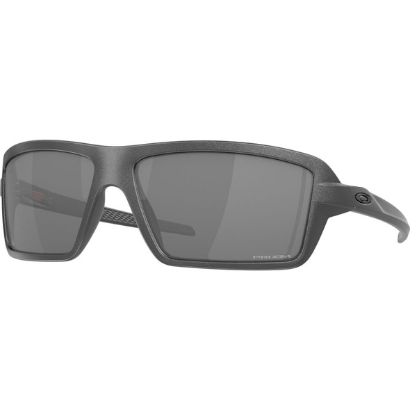 OAKLEY Cables Steel Frame/Prizm Black Lenses Sunglasses (OO9129-363)