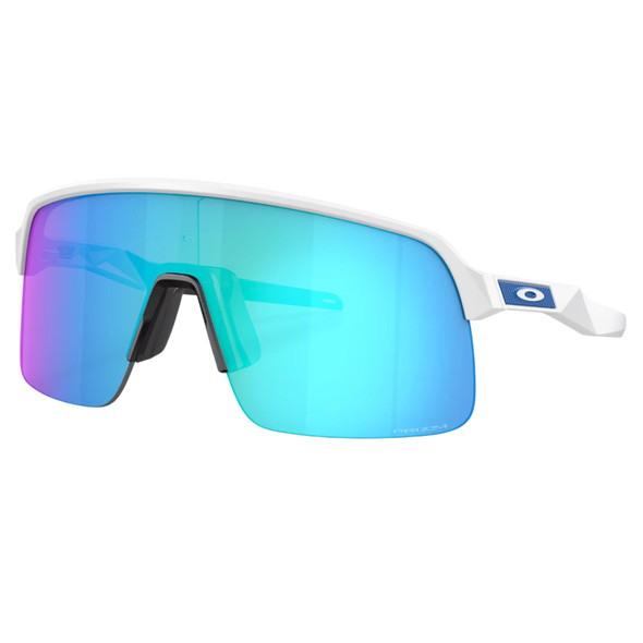 OAKLEY Men's Sutro Lite Sunglasses with Matte White Frame and Prizm Sapphire Lens (OO9463-1939)