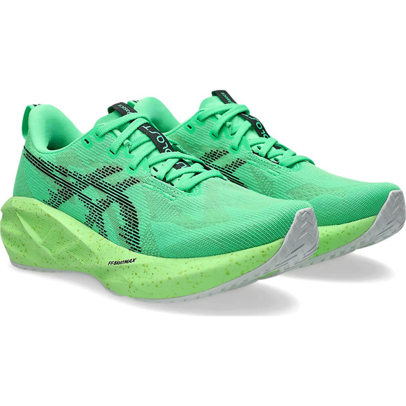 ASICS Men's Novablast 5 Ekiden Vital Green/Black Shoes - Free Shipping