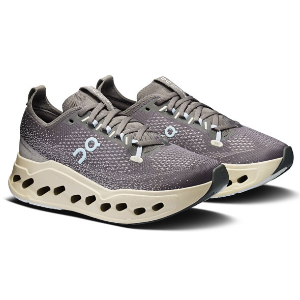 ON FOOTWEAR Women's Cloudsurfer Max Asphalt/Ice Running Shoes