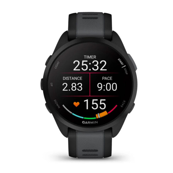 GARMIN Forerunner 165 Black/Slate Gray Smartwatch (010-02863-20)