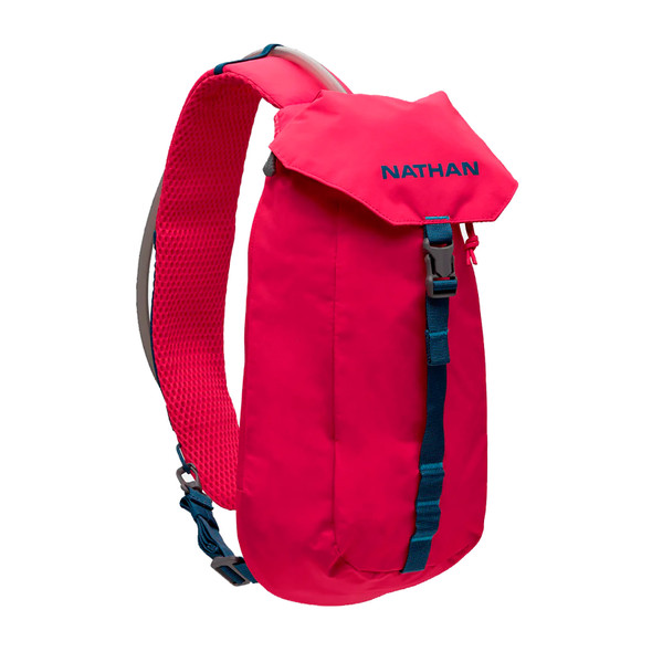 NATHAN SPORTS Limitless 6L Raspberry/Sailor Blue Run Sling (NS30450-20218-OSFM)