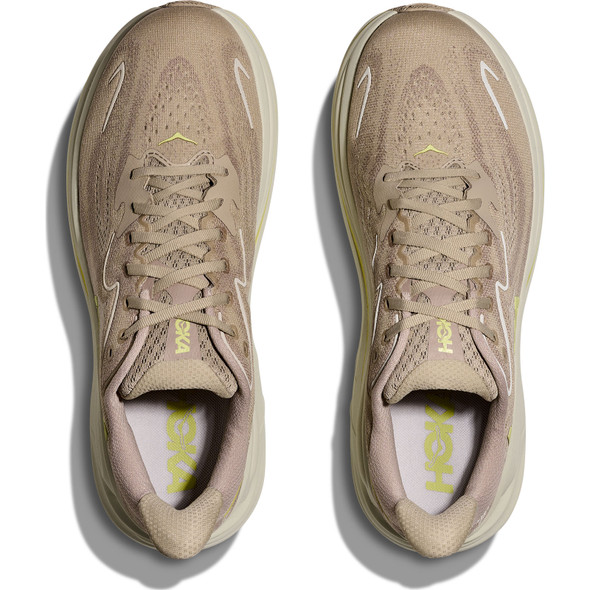 HOKA Men's Clifton 10 Wide Raw Linen/Stone Shoes