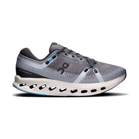 ON FOOTWEAR Mens Cloudsurfer 2 Wide Black/Malibu Running Shoes