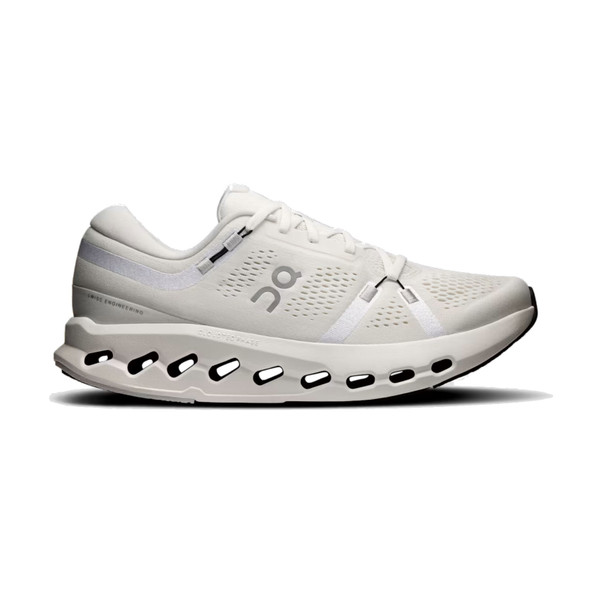 ON FOOTWEAR Mens Cloudsurfer 2 Wide Ivory/Ivory Running Shoes
