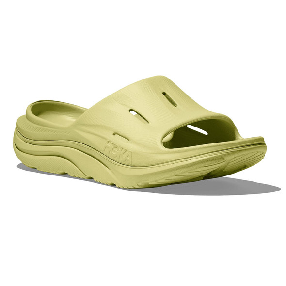 HOKA Unisex Ora Recovery Slide 3 Honeydew/Honeydew Sandals