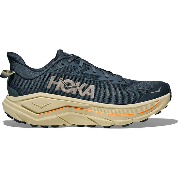 HOKA Men's Challenger 8 Wide Faded Navy/Pampas Grass Shoes