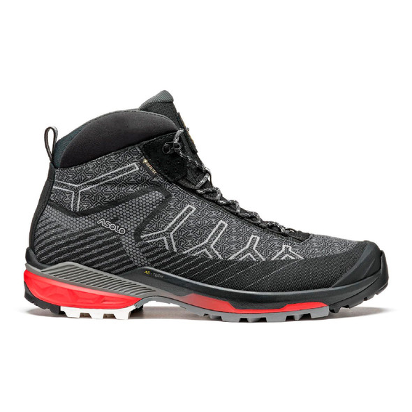ASOLO Men's Falcon Evo Jacquard GV Black/Red Boots