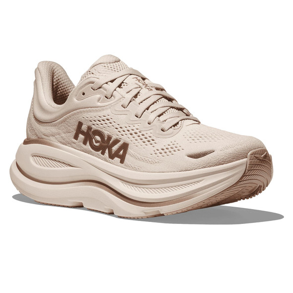 HOKA Women's Bondi 9 Oat Milk/Rose Gold Running Shoes