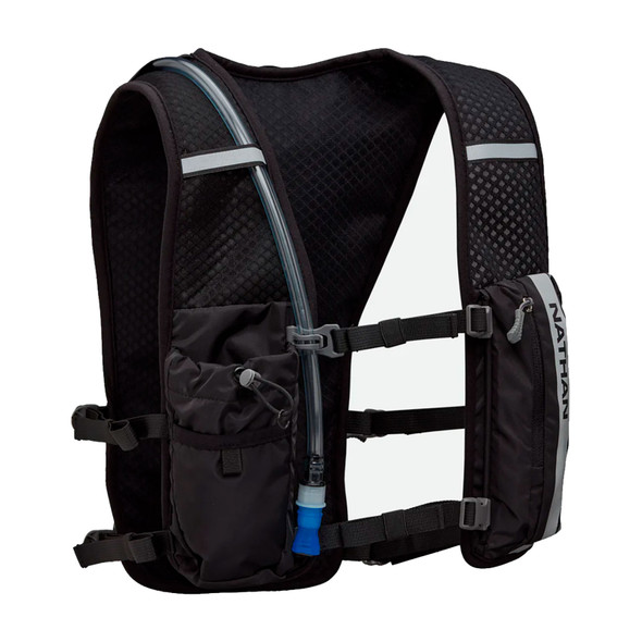 NATHAN SPORTS HyperNight QuickStart 2.0 4L Black/Geo Print Hydration Pack NS30370-00180-OSFM