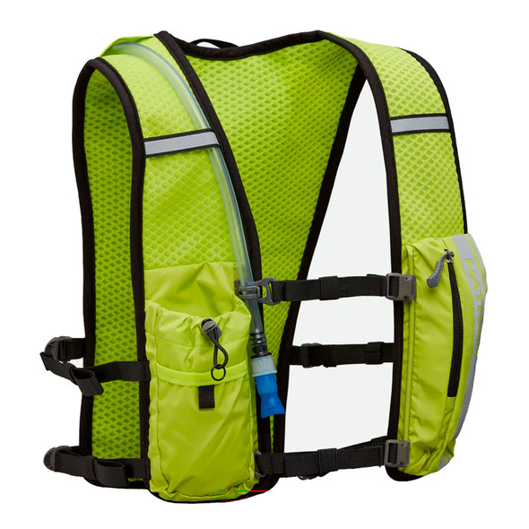NATHAN SPORTS HyperNight QuickStart 2.0 4L Hi Vis Yellow/Geo Print Hydration Pack NS30370-40044-OSFM