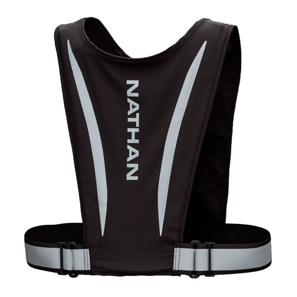 NATHAN SPORTS HyperNight Stash Black Reflective Vest NS60300-00001-OSFM