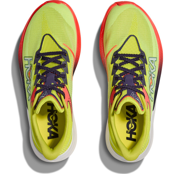 HOKA Unisex Rocket X 3 Neon Yuzu/Squid Ink Shoes