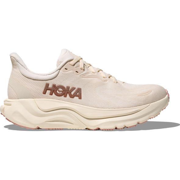 HOKA Women's Arahi 8 Alabaster/Rose Gold Shoes