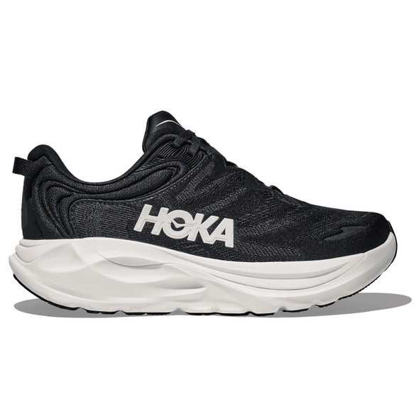 HOKA Women's Gaviota 6 Wide Black/White Running Shoes